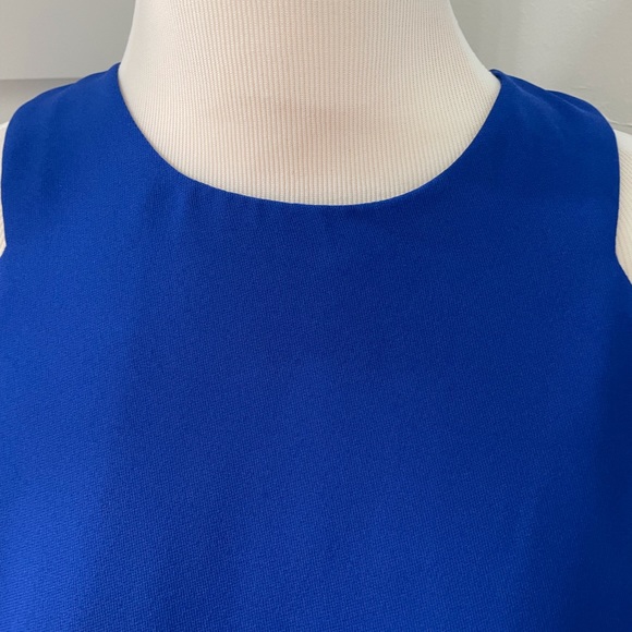 Adrianna Papell Royal Blue Keyhole Open Back Dress - Picture 5 of 7
